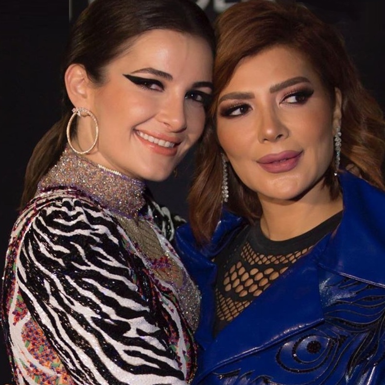 اصالة نصري وابنتها