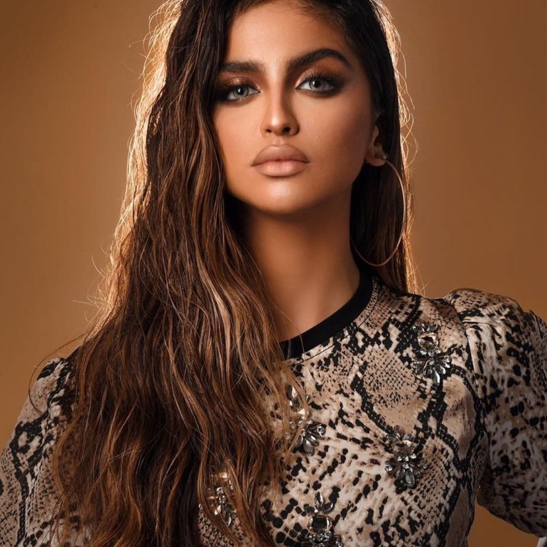 مكياج حلا الترك برونزي لماع