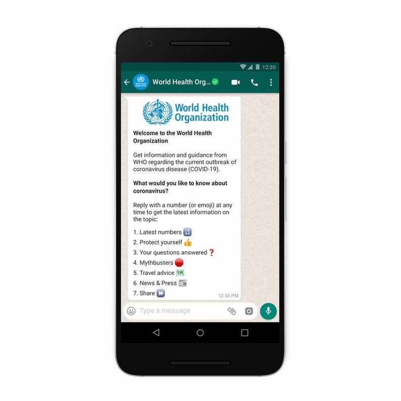 تهدف منظمة الصحة العالمية الى الحد من الرسائل المغلوطة حول كورونا و المساعدة في الحصول على ادق المعلومات