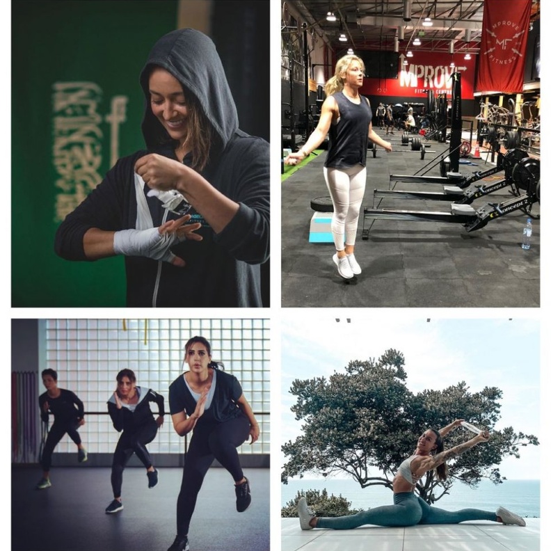 حسابات رياضية تشجعك على ممارسة الرياضية خلال الحجر المنزلي بسبب كورونا