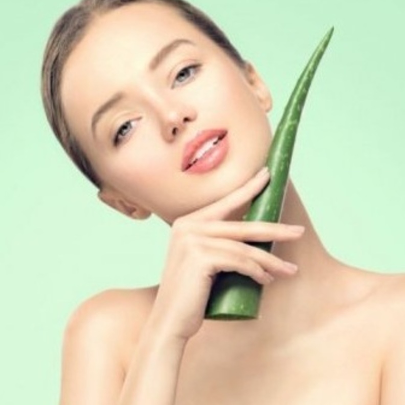 ماسك الصبار للذقن