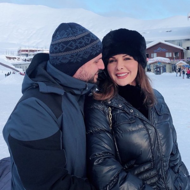 جومانة بو عيد وزوجها