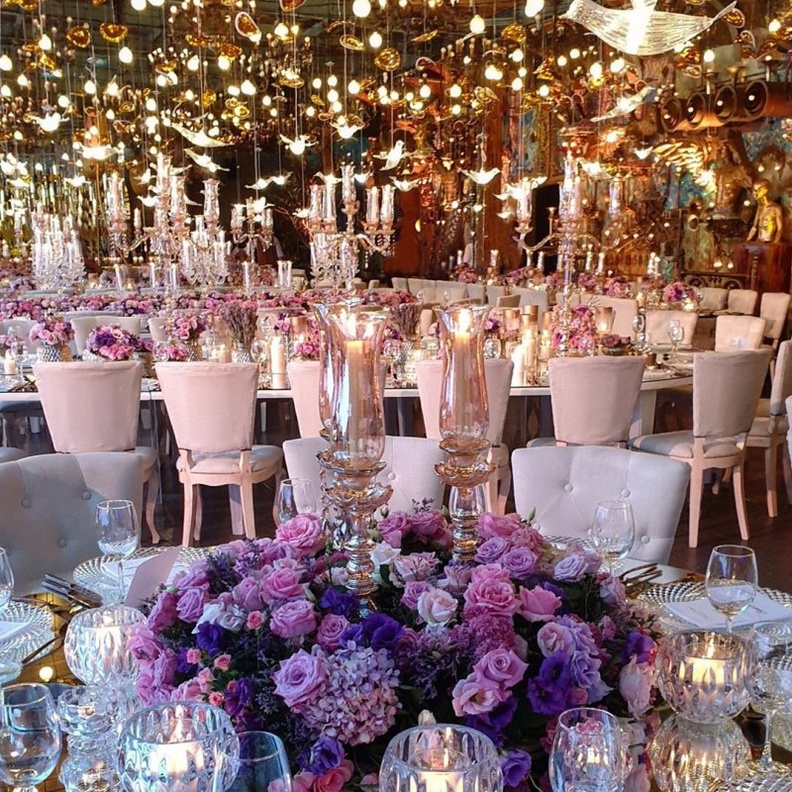  افكار لتنسيق طاولات الزفاف الدائرية من تصميم بول نصر