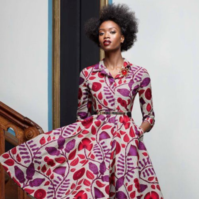 فساتين بطبعات الريترو