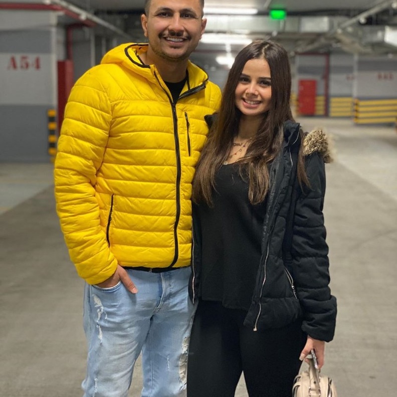 منة عرفة وعلي غزلان 