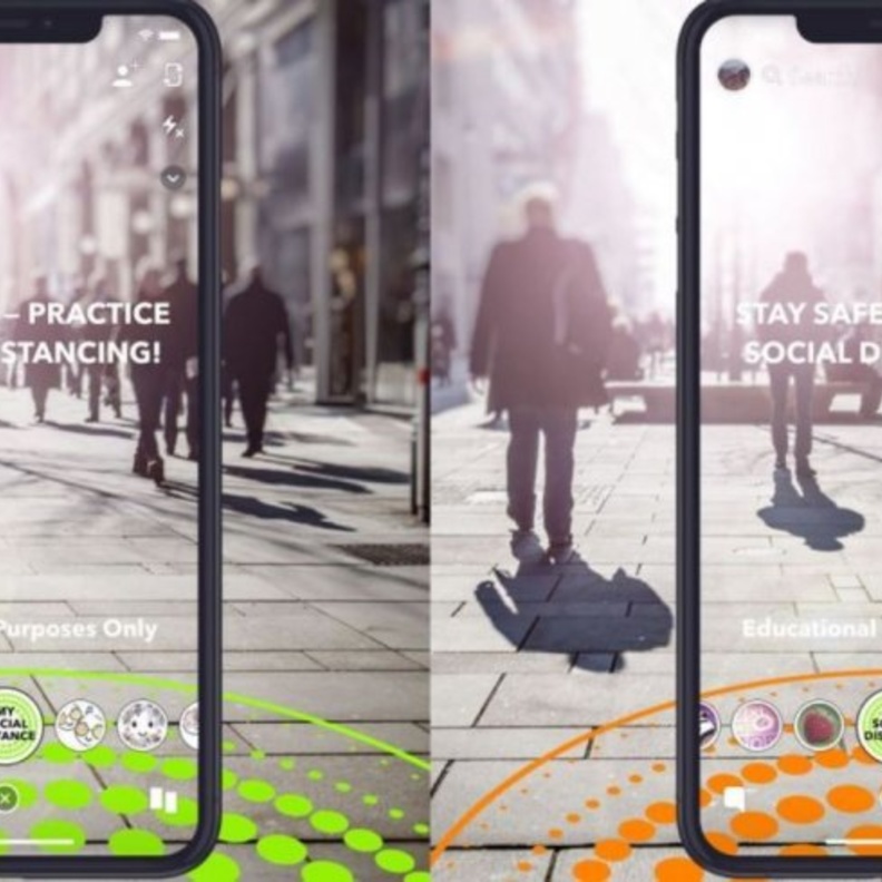 سناب شات يضيف عدسات جديدة للمساعدة في الوقاية من فيروس كورونا