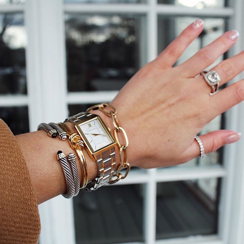 تنسيقات اساور ذهب