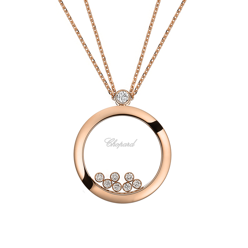  عقد ذهب والماس من Chopard