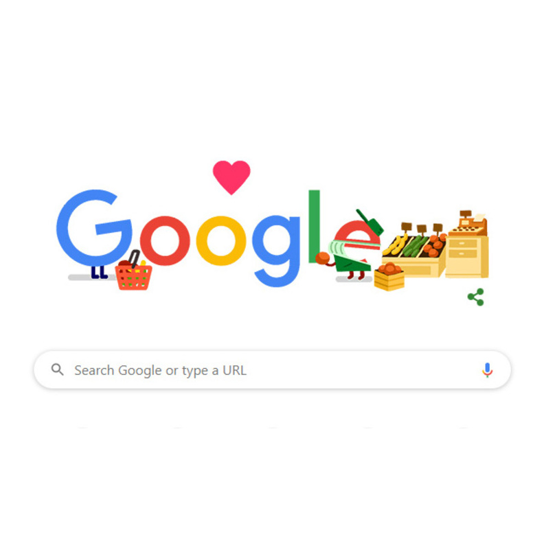 جوجل تشكر كل من يعمل في محلات البقالة والسوبر ماركت