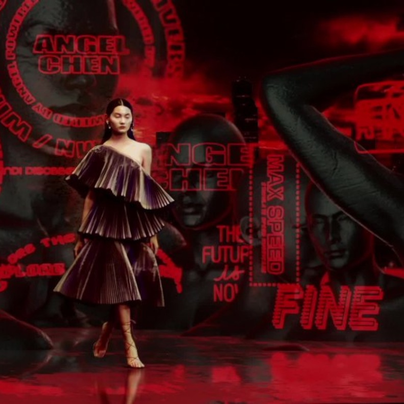 من عرض المصممة Angel Chen