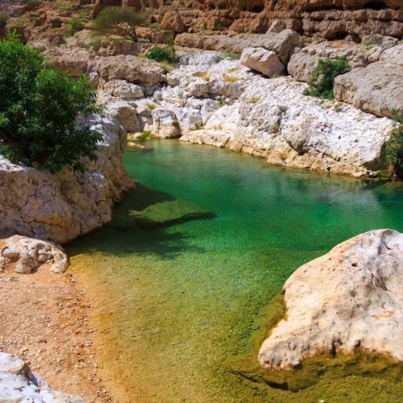 وادي الشاب Wadi Shab، عمان