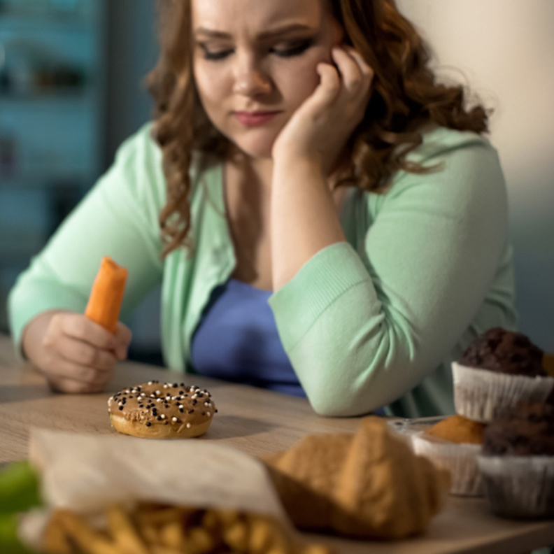 اسباب زيادة الوزن رغم قلة الاكل