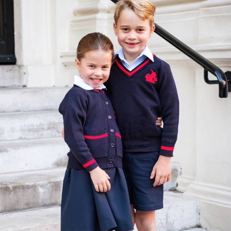 الأمير جورج  والأميرة تشارلوت