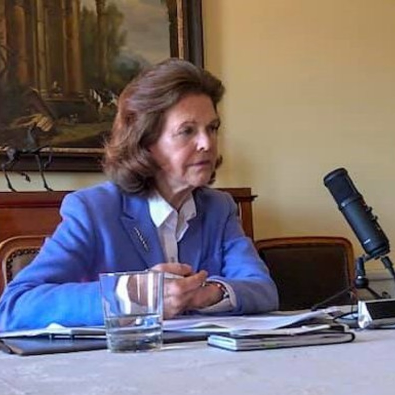 ملكة السويد في اجتماع عبر الإنترنت مع ممثلي مؤسسات لحقوق الأطفال