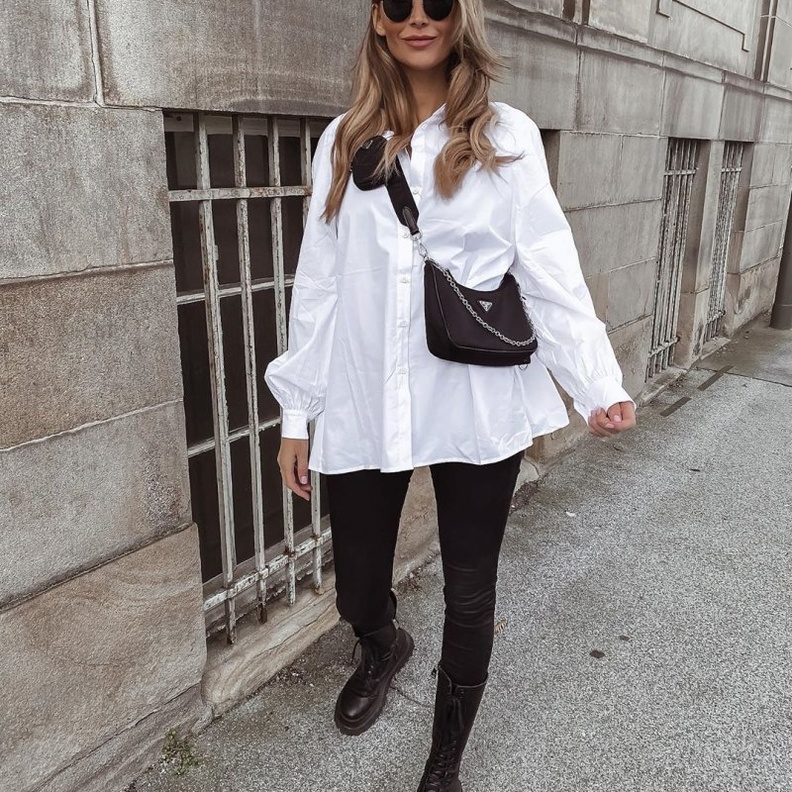 اختاري اطلالات شبابية أنيقة في القميص الأبيض