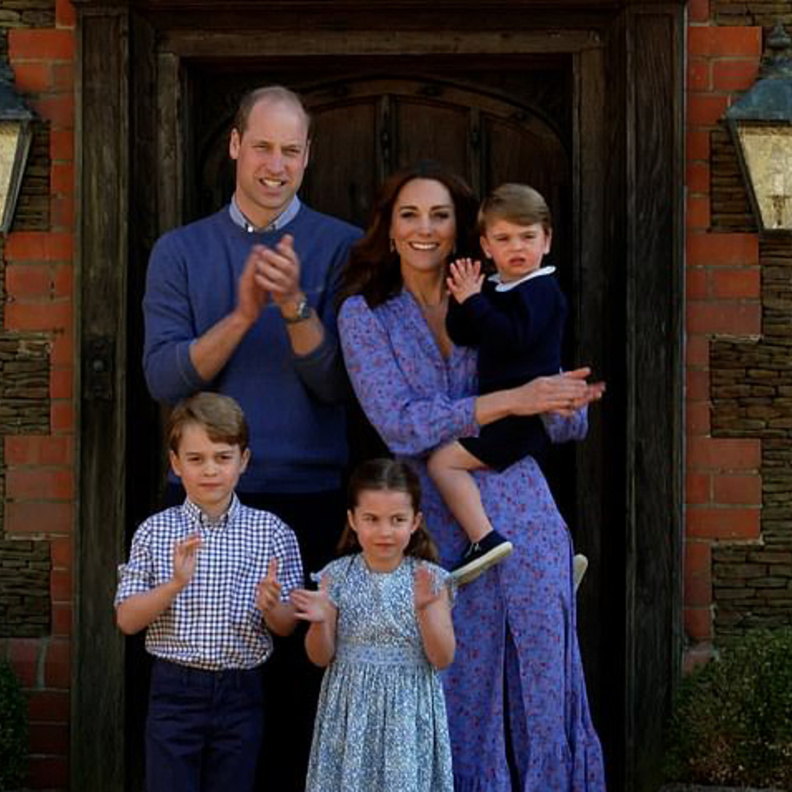 الأمير وليام وزوجته كيت ميدلتون