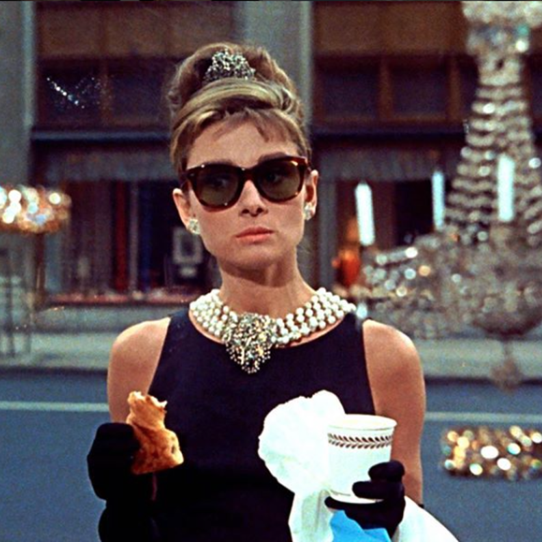 أودري هيربن في فيلم Breakfast At Tiffany's