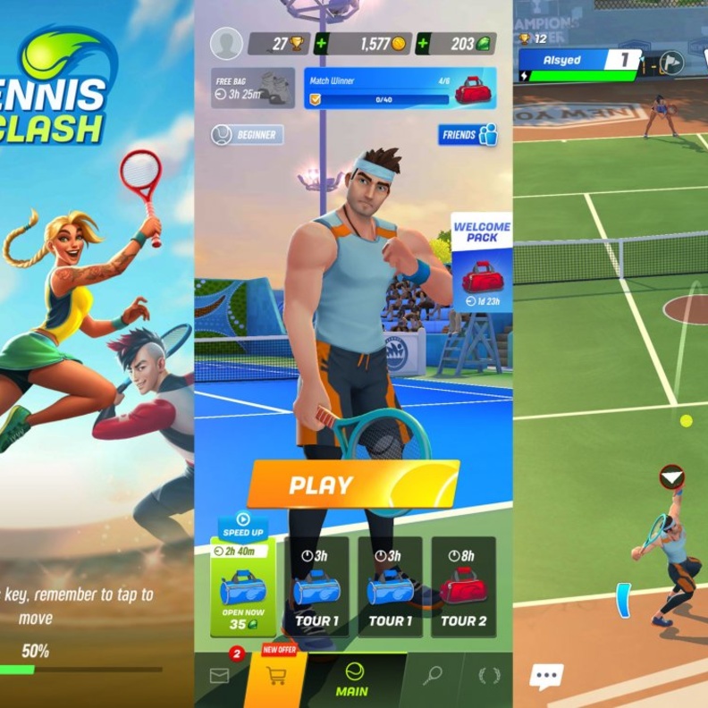 لعبة Tennis Clash