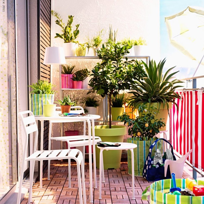  تجميع أحواض النباتات لديكورات زوايا الشرفات