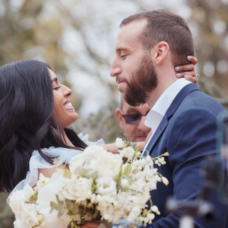  العروسان ديبيكا و مايكل