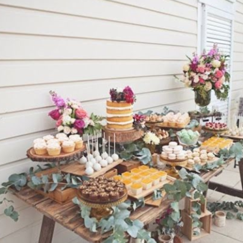 أفكار رائعة ومتنوعة لحلويات حفلات الزفاف