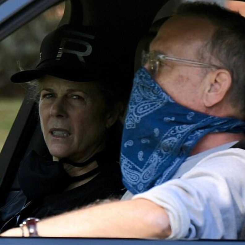 توم هانكس و زوجته ريتا ويلسون 