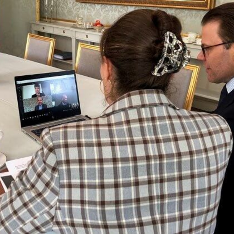الأميرة فيكتوريا في اجتماع رقمي مع ممثلي وكالة الابتكار السويدية