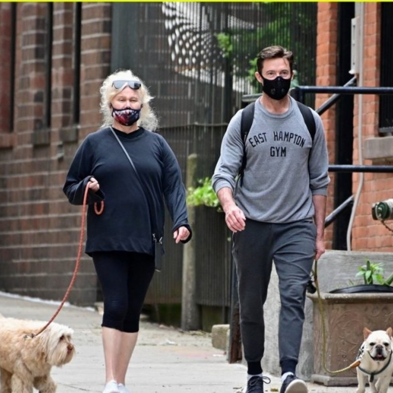 هيو جاكمان وزوجته ديبورا لي فورنيس 