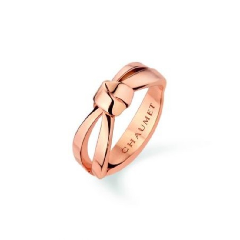 خاتم ذهب وردي من Chaumet