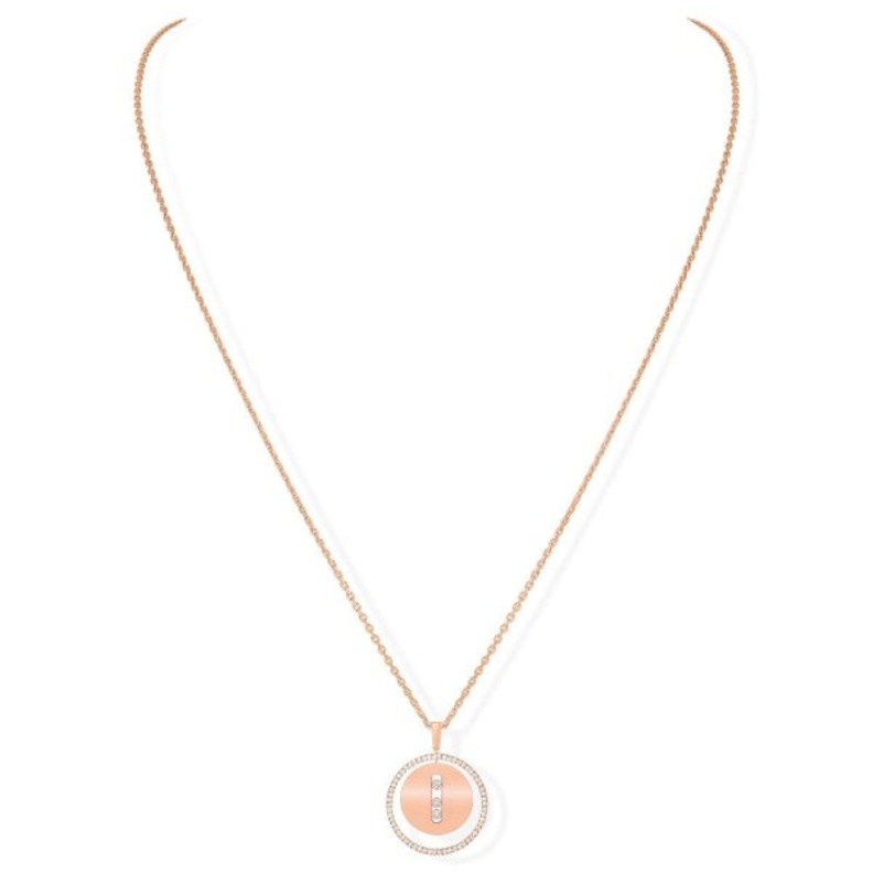 سلسال ذهب وردي من Messika