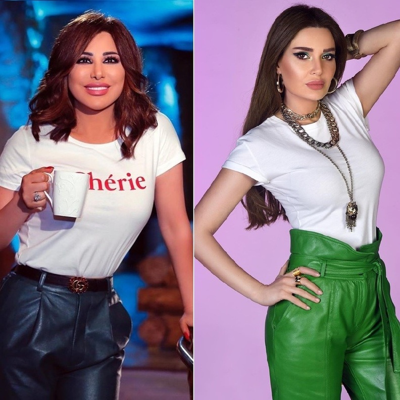 صور اطلالات سيرين عبد النور ونجوى كرم الشبابية