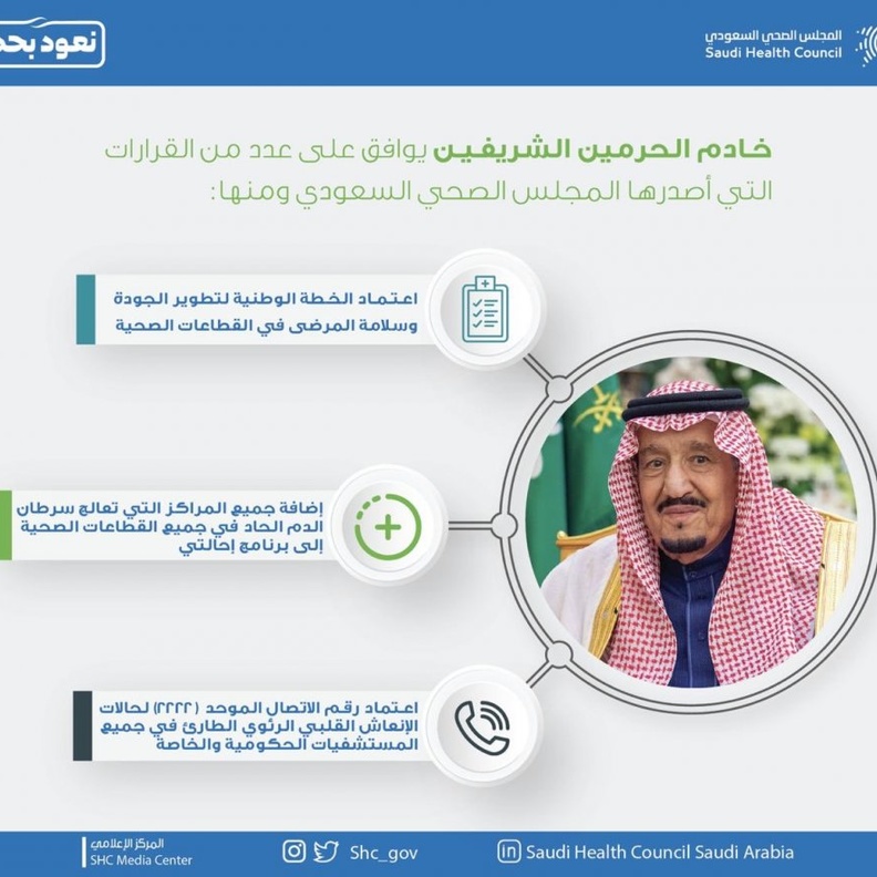 اعتماد رقم اتصال موحد لحالات الإنعاش القلبي الرئوي الطارئ في السعودية