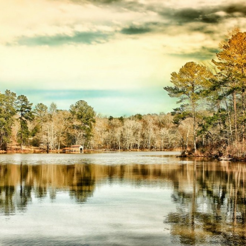 سحر البحيرات في جورجيا بواسطة alexeybabich0