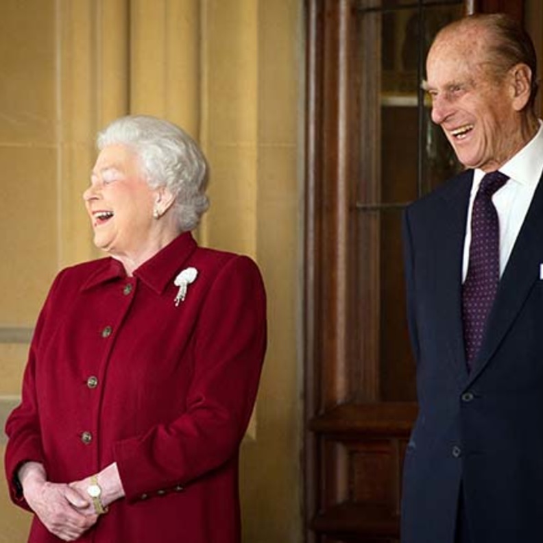 الأمير فيليب وملكة بريطانيا