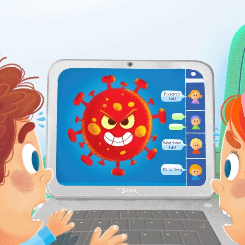 كتاب إلكتروني لتعليم الأطفال كيفية التعامل مع أزمة كورونا الحالية