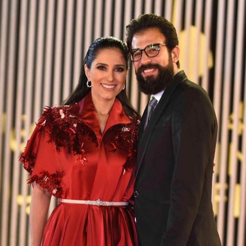 حنان مطاوع وزوجها