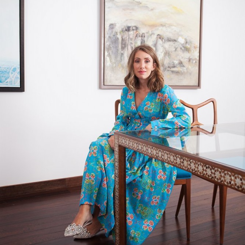 المصممة السعودية ديمة العجلاني 