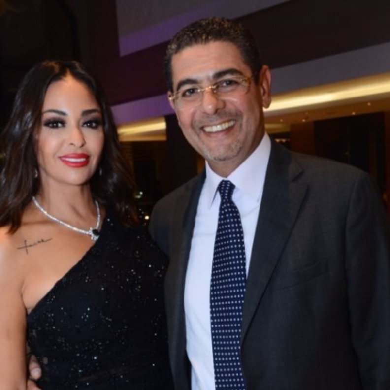 داليا البحيري وزوجها