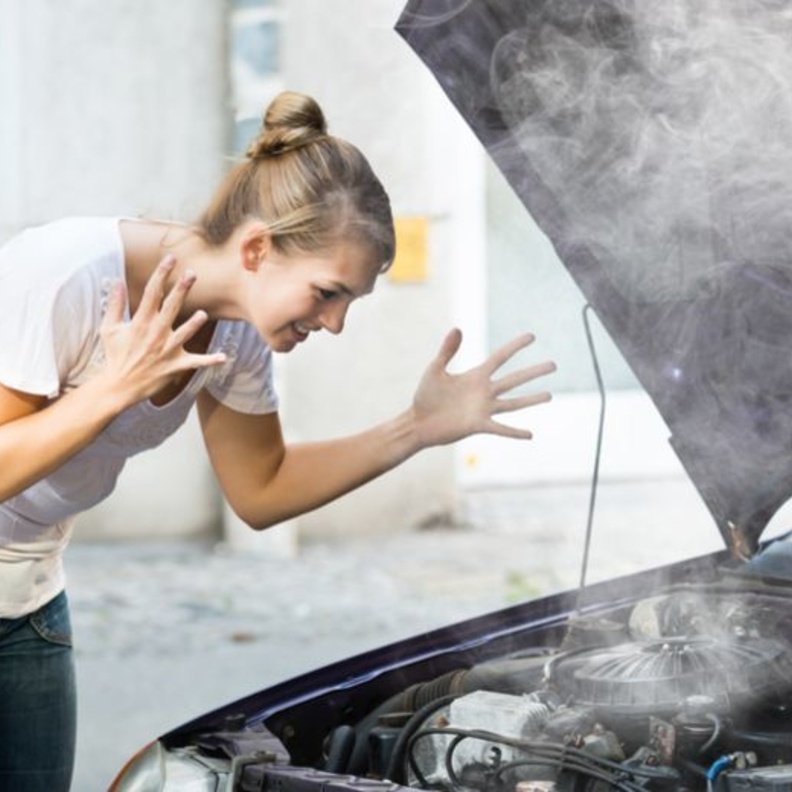 ارتفاع درجة حرارة السيارة