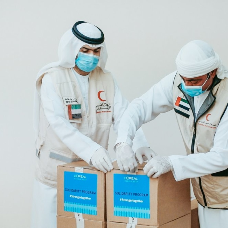 برنامج لدعم الجهود المحلية من _لوريال الشرق الأوسط_ في التصدي لوباء _كوفيد-19_ بالإمارات 