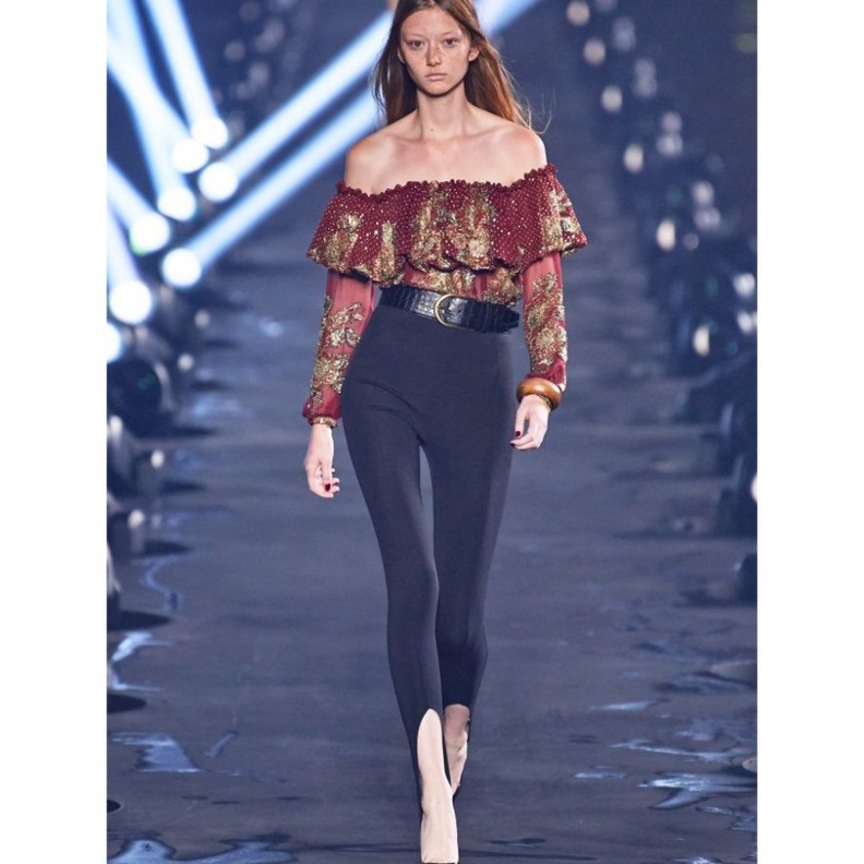  بلوز للسهرة من Saint Laurent