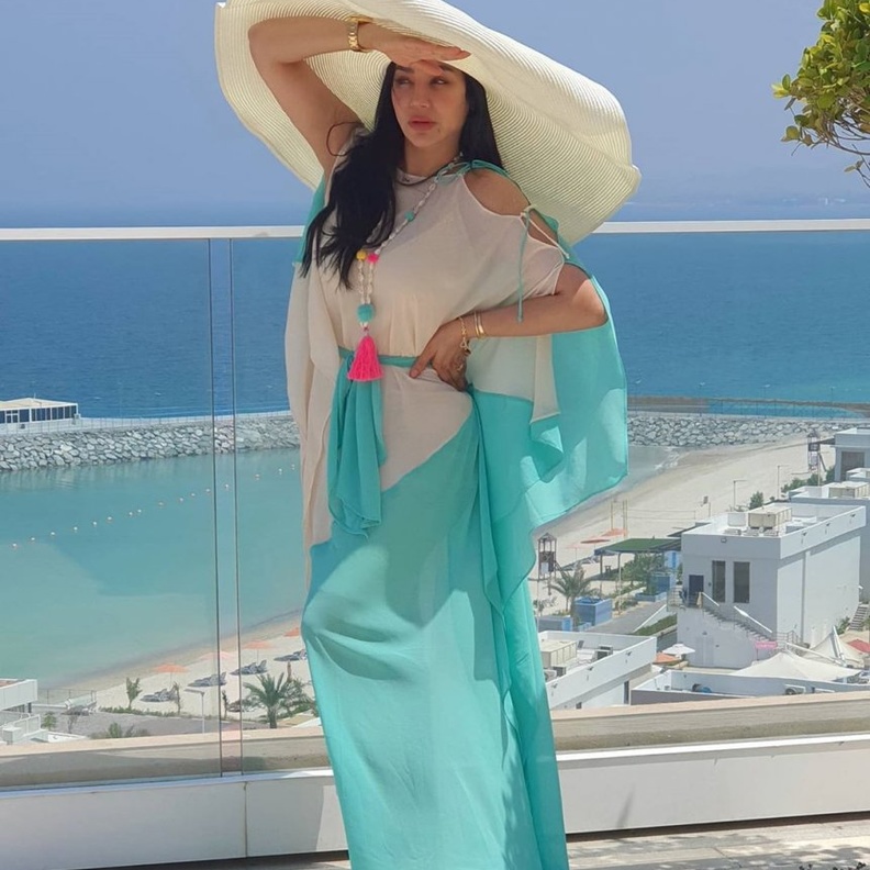 احدث موديلات فساتين لجين عمران موضة صيف 2020