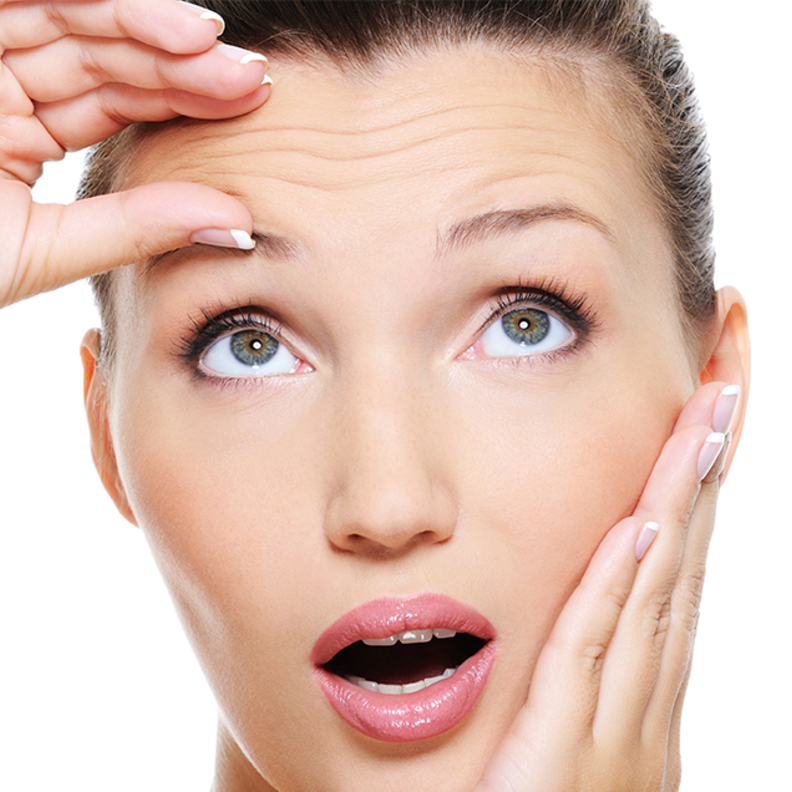  تعابير الوجه تساعد على ظهور تجاعيد الجبين