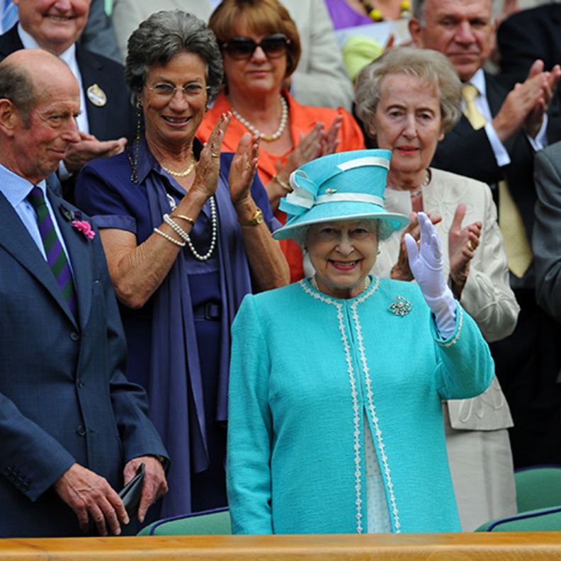 ملكة بريطانيا في بطولة ويمبلدون عام 2010