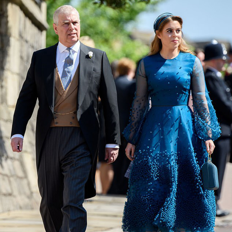 الأميرة بياتريس ووالدها