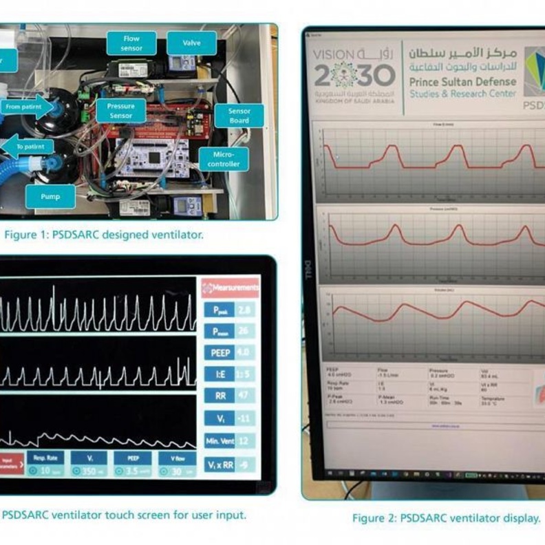تطوير جهاز تنفس صناعي محلي