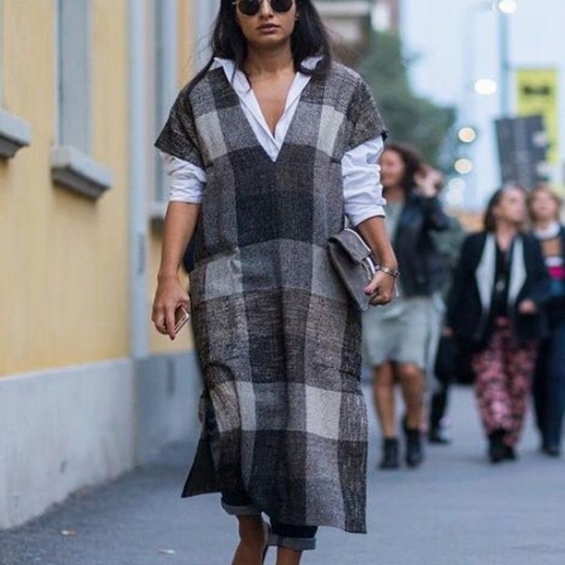 صيحة القفطان بتنسيق عصري من وحي اطلالات الفاشينيستا في ميلانو