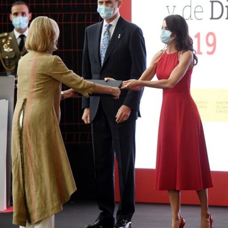 ملك وملكة إسبانيا سلما جوائز الحفل للفائزين