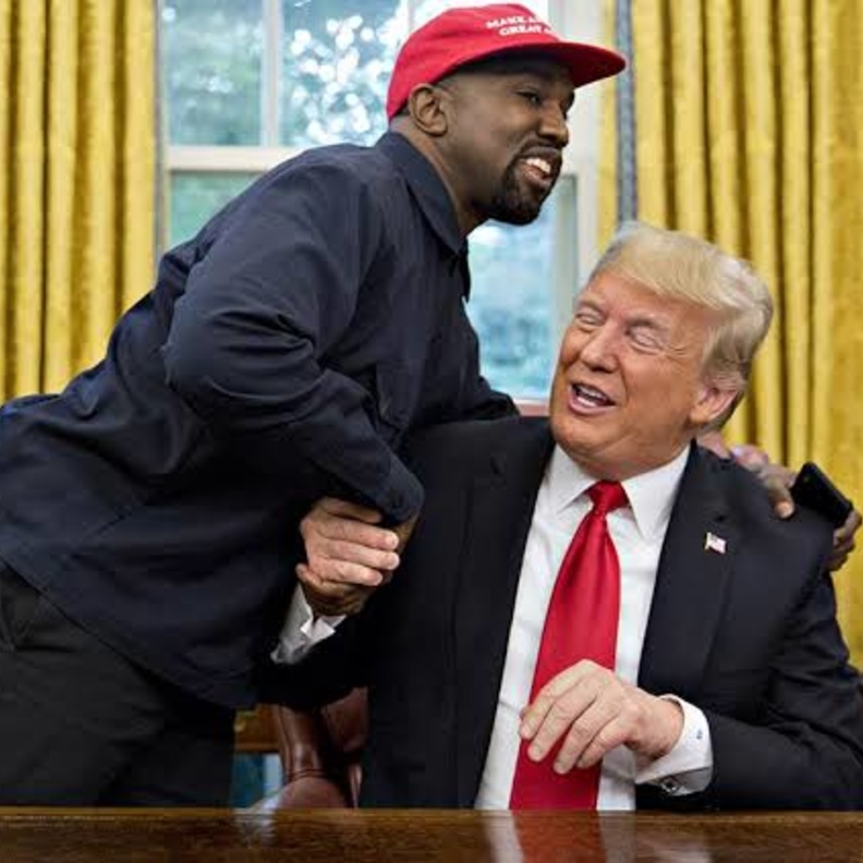 كانيه ويست و دونالد ترامب 