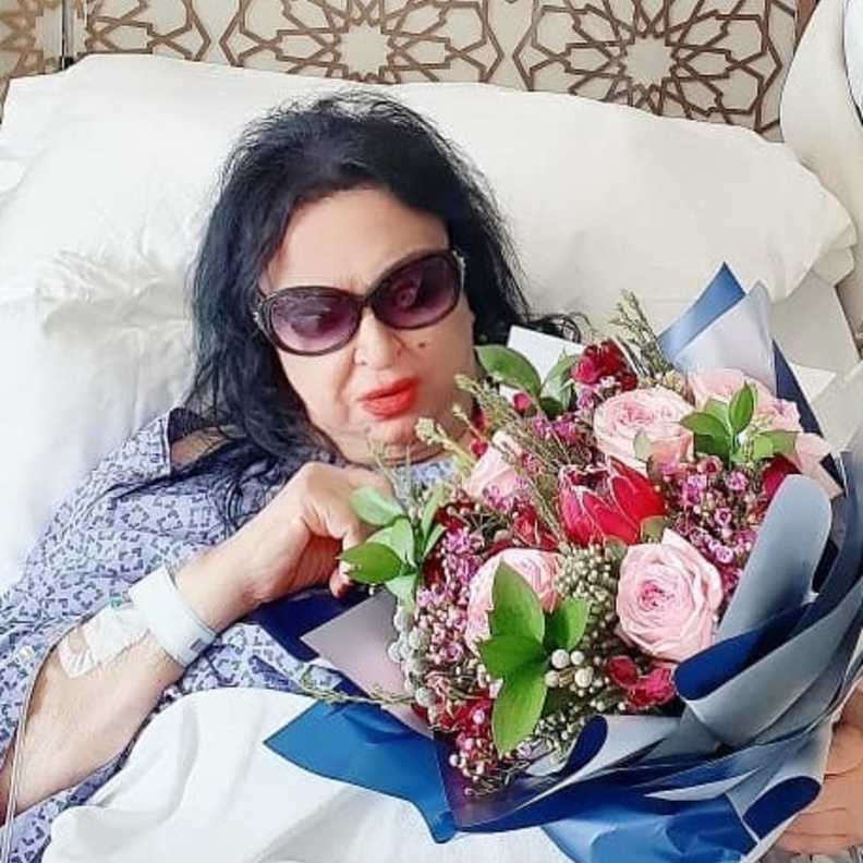 سميرة توفيق 2020 من المستشفى